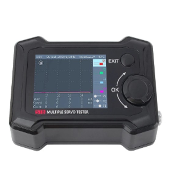 Wholesale ToolkitRC ST8 8CH 100W 2A 2.4 TFT 7-28V 8-Channel Integrated Tester 4 Independent Interface PWM/PPM/SBUS Signal Test